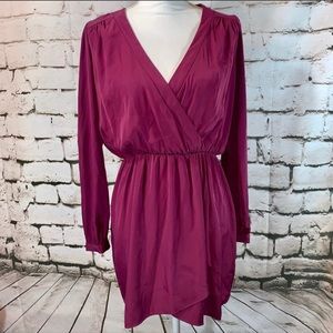 Honey Punch Faux Wrap Dress